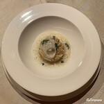 プチレストラン ブーケ・ド・フランス - トゲクリ蟹とカニのフランを蟹のジュとともに