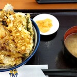 天丼てんや - 『野菜天丼』と『きす』