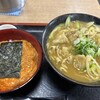 小谷食堂 - 料理写真:たまご丼セット（黒そば）＋肉増し
1150円＋150円