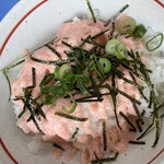 筑豊らーめん 山小屋 - めんたいごはん？だっけ