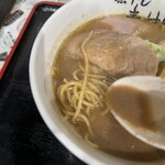 煮干しらーめん青樹 - こってり煮干し味玉 900円 麺zoom