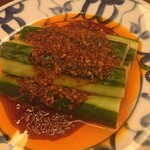 陳麻婆豆腐 - きゅうりの漬物