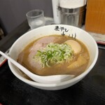 Nibo Shira-Men Aoki - こってり煮干し味玉 900円 zoom