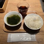熟成焼肉 肉源 - お替り無料！（黒烏龍茶、わかめスープ、ライス