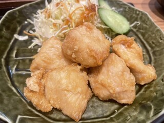 Ichizaemon - ちょっと贅沢定食(鶏むねの唐揚げ) 1250円
