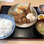 お食事処 北の屋 - ミニ北の定食　710円