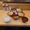 さんすけ - ●花かごランチ　1,200円

を注文してみた

花かごランチは注文から18分後に提供された
割と時間が掛かるので書いてみた

コスパは良いし
いろいろな味わいが少量ずつ食べられるよねえ♪