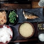 Shimpachi Shokudou - 朝さば文化干し定食