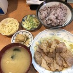 Kicchimmamu - ポークジンジャー定食1000円