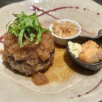 鉄板ダイニング織部 - 自家製ハンバーグセット(和風おろしソース)