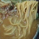 らーめん 因幡 - 麺の感じ