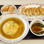 餃子の王将 - 天津飯セット 1,091円