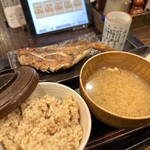 Shimpachi Shokudou - あかうお干物定食¥940（税込¥1,034）