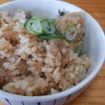 ラーメン あんず - 限定アサリごはん150円