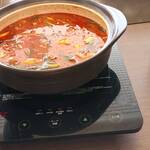 ベイクオーレ - 再訪時：キムチ鍋→スンドゥブ鍋