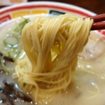 九州じゃんがららあめん - 麺