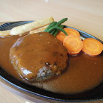 蔵まる - 料理写真:ハンバーグステーキ　デミソースも手作り