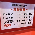 名古屋スタミナらーめん アブラカラメ - 