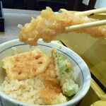 和食麺処 サガミ - 天丼　いただきます(^^♪