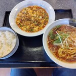 Maetan - 四川風麻婆麺セット1020円(税込)