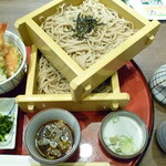 和食麺処 サガミ - お好みランチ　二段のそば