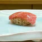 鮨 なんば - 大トロ　メニューにはなかったがサプライズで登場　もちろん極上です