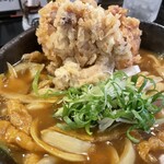 讃岐うどん 白庵 - とり天カレー（アップ）