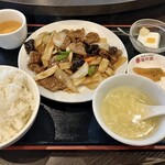 福祥園 - 「牛肉の沙茶醤炒め（税込￥950）」