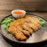 国産豚のカツレツ トマトソース添え