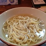 麺屋 Somie's - だし汁に入ったあつもり麺