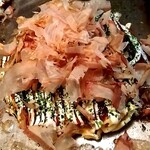 いくま - 店主さんが焼いてくれたお好み焼き♪