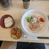 鶏白湯そば 燠 - 鶏白湯 からあげ2個ライスセット 1320円