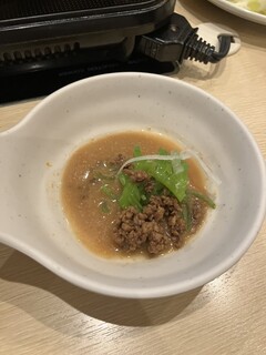 しゃぶ菜 - 和風チリソースひき肉パクチーダレ