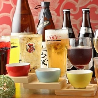 Great deal on All-you-can-drink course (for drinks only) ♪ Over 100 drink menus to choose from