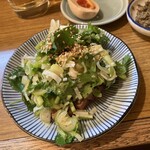 もつやきはる - レバねぎパクチー