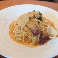 レストラン ラ・マーレ - 『本日のパスタ（ホタルイカのペペロンチーノ）』