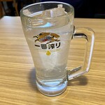 串かつ 千里 - レモンサワー