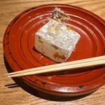 やまぐち - 柚子の葛焼き　胡桃のペースト　白餡