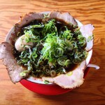 Chuuka Soba Hachihei - 特製中華そば、平打ち麺