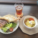 cafe しずく - 冬のキッシュランチセット