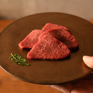 新鮮で管理を徹底したA5ランクの赤身肉
