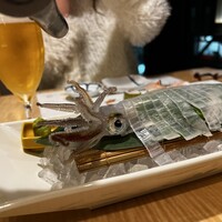 対馬のどぐろとイカ活き造り 博多 魚蔵 都ホテル店 - 