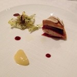 ラ・ブリック - フォアグラとビーツのミルフィーユ