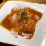 ホルモン焼肉 はやぶさ - 準ミノ 980円