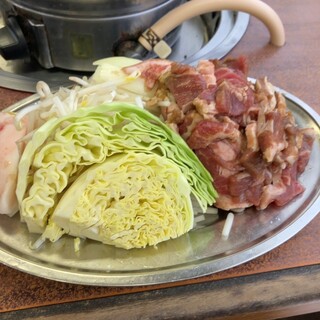 焼肉レストラン井東 - 料理写真:ジンギスカンセット大盛
