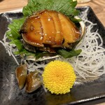 鮨と天ぷら にほんのうみ - アワビ