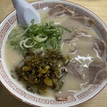 長浜ナンバーワン - チャーシュー高菜麺