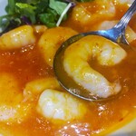 王府井 酒家 - 海老のチリソース