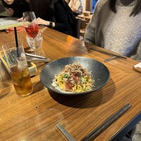 MAKIBI - 河内鴨と九条ネギのラグーソース　河内鴨生ハムとトリュフ