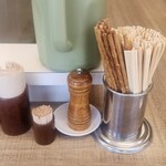 麺庵ちとせ - 卓上